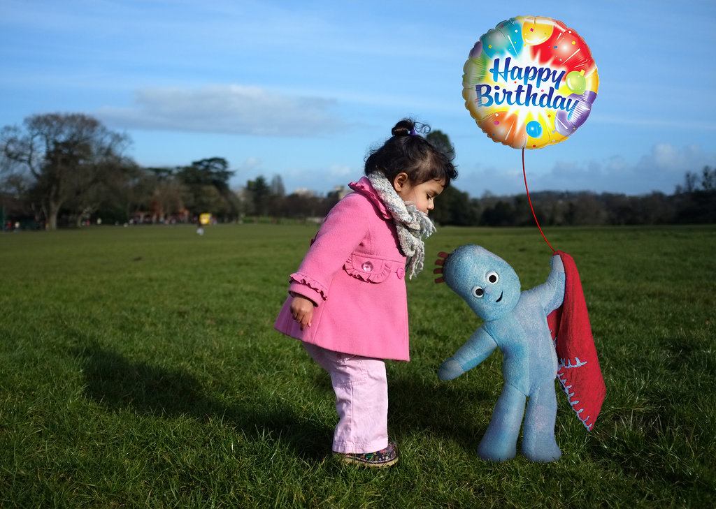 Beth with Iggle Piggle